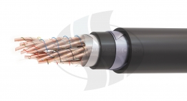 Симметричные высокочастотные кабели с кордельно-полистрольной изоляцией
